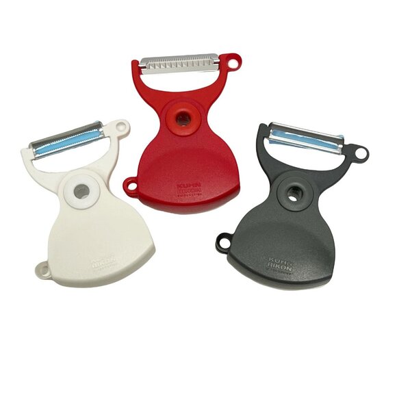Kuhn Rikon 3-in-1 Peelers serrated, straight, or julienne SET OF 3 K88156 NEW - Picture 2 of 7